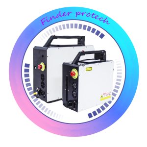 Finder Pro Tech MIni 50W/100W/200W Backpack laser cleaning machine ,Air Cooled, for Paint, Rust, Graffiti, oxide scale, oil stains Removal