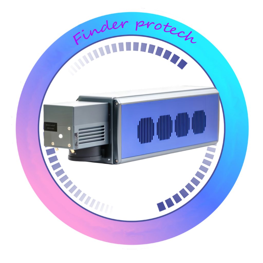 Integrated fiber laser marking machine