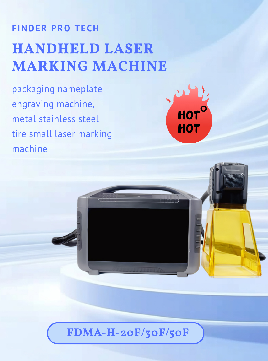 Flying fiber laser marking machine, sub-equipment metal stainless steel typewriter pipeline packaging plastic bag inkjet printer